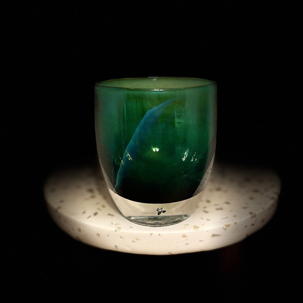Gorgeous Pre-triskelion GRATITUDE Glassybaby! Chippy/Second (pix for deets)